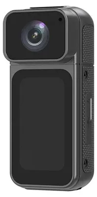 Produktbild von Mini Sportkamera - Action Cam - 1080P 60FPS Video - Bildstabilisierung - Magnetische Halsklemme - Bewegungserkennung - 3,7 cm Display - 64GB Speicher - Schwarz