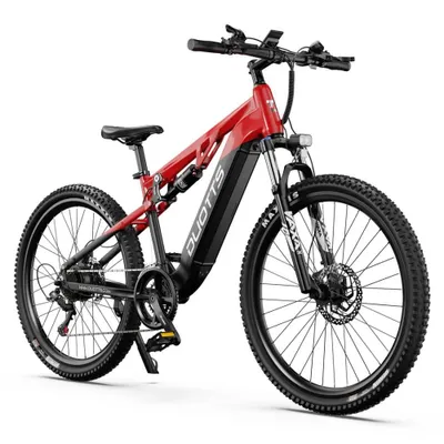 Produktbild von E29 Vollgefedertes E‑Mountainbike für Erwachsene, 25 km/h, 48V 250W, vollgefederter Aluminiumrahmen, 27,5‑Zoll Offroad‑Reifen, max. 150 kg Traglast