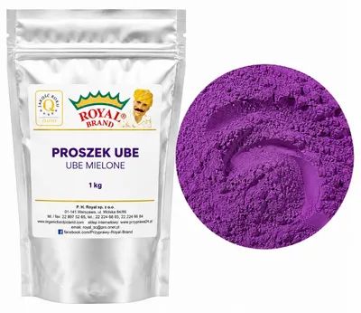 Produktbild von Ube Pulver 1Kg Gemahlenes lila Ube Pulver für Desserts Eiscreme Kuchen Getränke