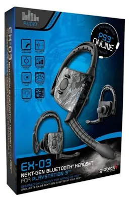 Produktbild von Gioteck EX-03, Kabellos, Gaming, Kopfhörer, Schwarz