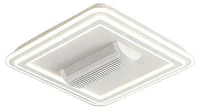 Imagen del producto de Ventilador de techo, diseño sin aspas, funciones de control remoto, BLANCO
