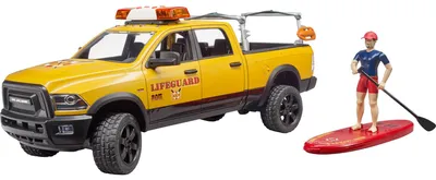 Immagine prodotto di Bruder 02506 - Set bworld Life Guard Power Wagon, 1:16