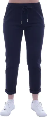 Produktbild von Damen Chino Sommer Hose Damenhose Dunkelblau L