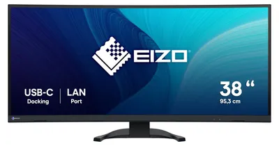Produktbild von EIZO FlexScan EV3851X-BK, 95,2 cm (37.5"), 3840 x 1600 Pixel, UltraWide Quad HD+, LCD, 5 ms, Schwarz