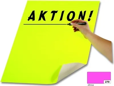 Produktbild von Folia Plakat-Karton 380G 62 Altrosa 48X68