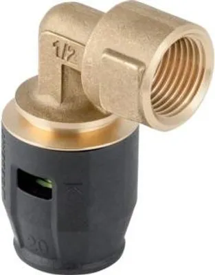 Produktbild von Geberit 651271001 PushFit Übergangswinkel 90Gr mit IG