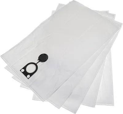 Produktbild von vhbw 5x Staubbeutel kompatibel mit Bosch GAS 50, GAS 50 M Staubsauger - 45cm x 33,5cm Weiß