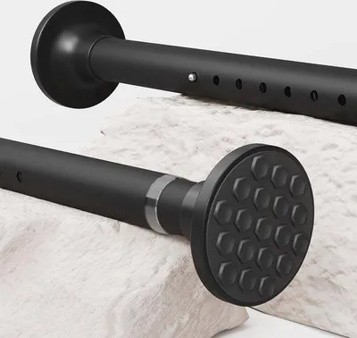 Produktbild von Famanu Verstellbare Gardinenstange ohne Bohren - 255-310 cm, Ø 32 mm