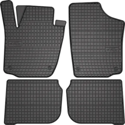 Imagen del producto de Alfombrillas de goma para Skoda Rapid Spaceback 2013-2019 (hatchback) – juego de 4 piezas, negro, a medida