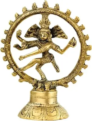 Zdjęcie produktu dla Shiva Nataraj Mosiądz Monochromatyczny - 264 G; 13 cm