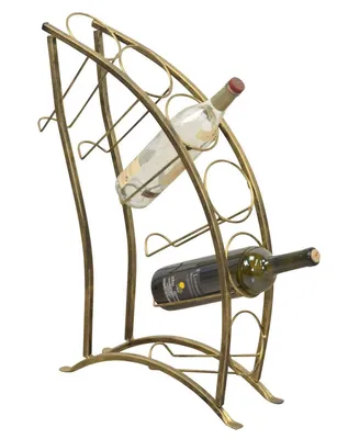Produktbild von Weinregal Antik Goldfarben