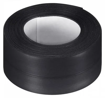 Produktbild von Dichtungsband Wasserfest - Selbstklebend - 3,2 m x 3,8 cm - Für Küche und Bad - Schwarz