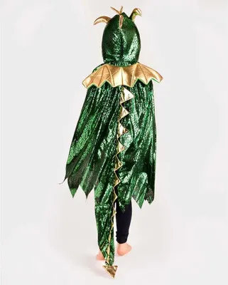 Produktbild von Den Goda Fen Drachenmantel Kinderkostüm Grün 3-8 Years Kinder Grün 3-8 Years