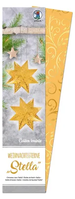 Produktbild von URSUS Weihnachtsstern Stella Golden Tendrils 7x30cm