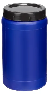 Image de Garronda 2L Récipient en plastique avec couvercle Récipient à col large sans BPA GD-0085, bleu