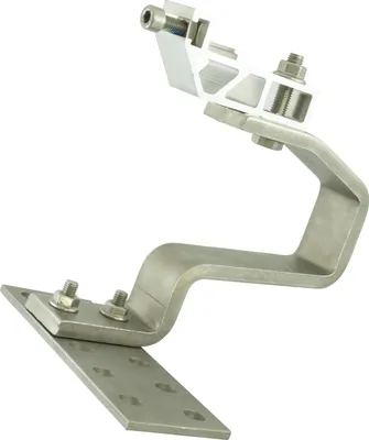 Produktbild von Alumero Dachhaken 40 × 10 mm, Edelstahl mit Platte, für Dachpfannen, 1 Stk.