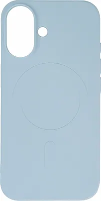 Produktbild von Hurtel Liquid Silicon case Magsafe, Cover, Apple, iPhone 16, 15,5 cm (6.1"), Blau
