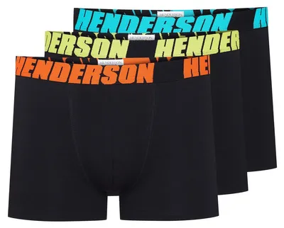Produktbild von Herren-Boxershorts Henderson aus 100% Baumwolle schwarz M