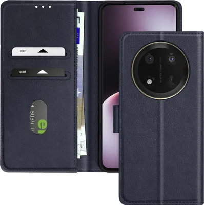Zdjęcie produktu dla Avizar, etui do Honor Magic 7 Lite – etui z klapką, portfel i podstawka do filmów, kolor granatowy