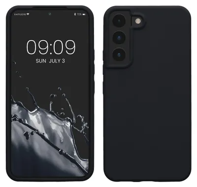 Produktbild von kwmobile Schutzhülle kompatibel mit Samsung S22 Hülle - Silikon Case Handyhülle S22 - Handyhülle Samsung S22 weiche Oberfläche - kabelloses Laden -
