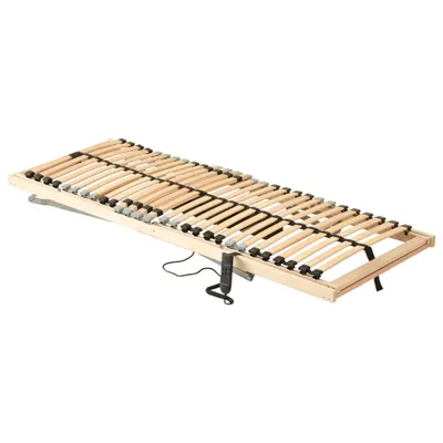 Image de vidaXL Sommier électrique à 28 lattes 7 zones 70x200 cm