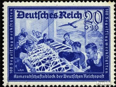 Produktbild von Briefmarken Deutsches Reich 1939 Mi 711 postfrisch Kameradschaftsblock