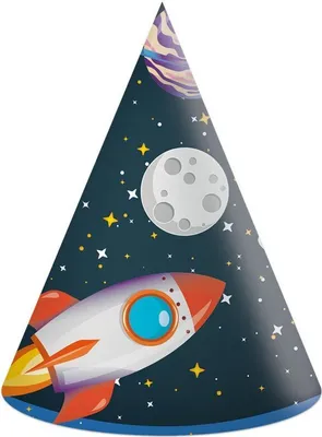 Immagine prodotto di Festa spaziale 6 cappelli