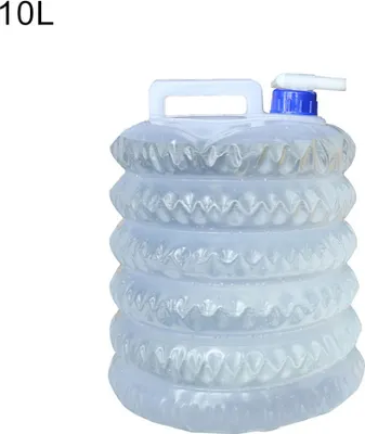 Produktbild von 5/10/15L faltbare Wasser Eimer Tasche Flasche Container Outdoor für Camping Wandern-10L