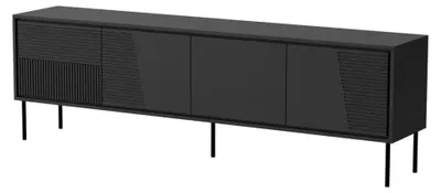 Immagine prodotto di Armadio RTV ABI 4D 200x38x62 nero opaco