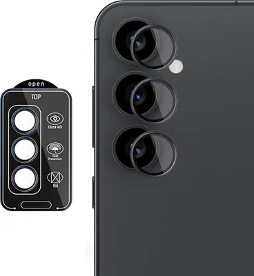 Produktbild von 3MK 5903108619066, Linsenschutz, Schwarz, Gehärtetes Glas, Samsung, Galaxy S25+, Kratzfest