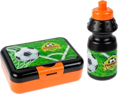 Produktbild von Bidon + Frühstückstasche Fußball STARPAK