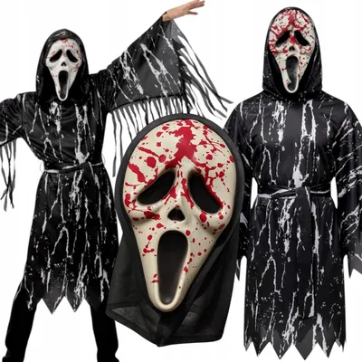 Produktbild von del-sol Horror Kostüm Schrecken mit Blauer Maske für Kinder