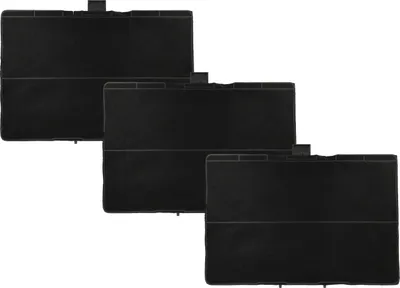 Produktbild von vhbw 3x Aktivkohlefilter kompatibel mit Siemens LC97BE532/03, LC97BE532/04, LC97BF532/02, LC97BF532/01 Dunstabzugshaube - 31,5 x 21,5 x 2,3 cm