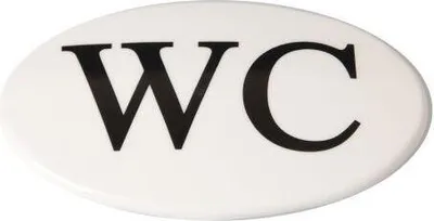 Produktbild von štítek WC PH BÍ