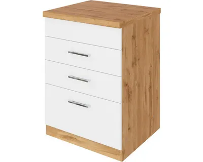 Produktbild von Held Möbel Kochfeldumbauschrank Sorrento BxTxH 60 x 60 x 86 cm weiß matt zerlegt 433.1.6279