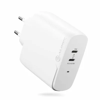 Produktbild von Alogic Ladegerät 63W 2 Port 2x USB-C                    weiß