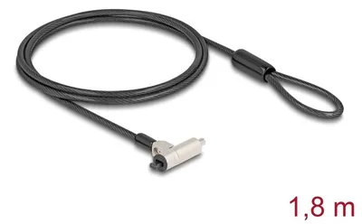 Obrázok produktu pre Navilock 20931, 1,8 m, Kensington, Nano, Kľúč, Uhlíková oceľ, Čierna, Strieborná