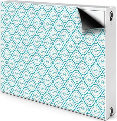 Produktbild von Magnet Heizkörperverkleidung Heizkörper-Abdeckung Heizung Heizkörper 110x60 cm - Retro, Muster