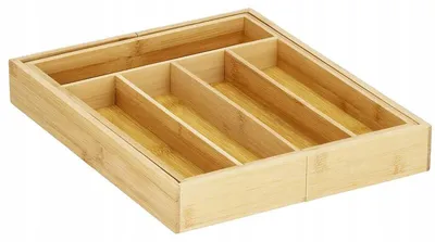 Obrázek produktu pro Verk 27056 Bambusový organizér do zásuvky, 7 přihrádek, 39 cm