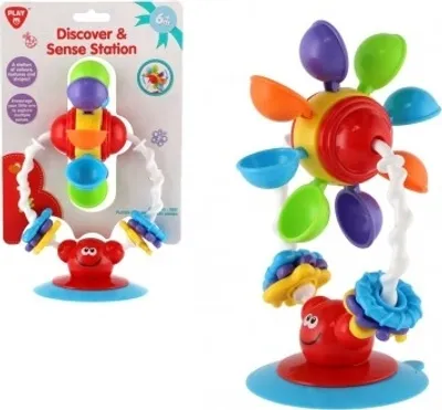 Produktbild von Playgo Babyspielzeug „Entdecken und Fühlen“ mit Saugnapf