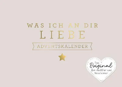 Produktbild von Was ich an dir liebe - Adventskalender