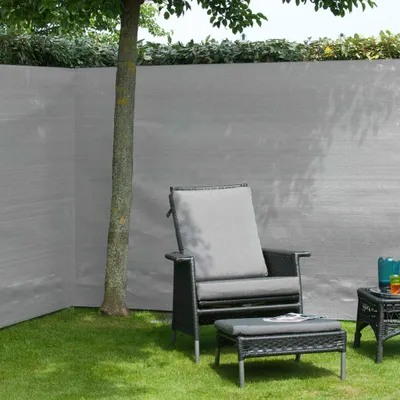 Produktbild von Nature Garten-Sichtschutz Zaunblende PE 1×3 m Grau