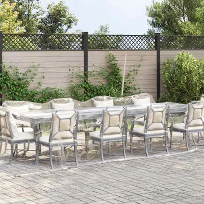 Immagine prodotto di Telone Trasparente con Occhielli 3x12 m in PVC