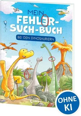 Produktbild von Mein Fehler-Such-Buch - Bei den Dinosauriern