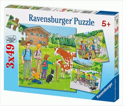 Produktbild von Ferien in den Bergen, 3 x 49 Teile