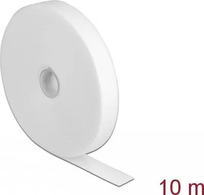 Immagine prodotto di DELOCK Klettband auf Rolle L 10 m x B 20 mm weiß