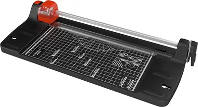 Produktbild von ACROPAQ Papierschneider A4 - Mit Falzfunktion, 4 Schnittmuster, Mit Eckenstanzer, Zusammenklappbar - Papierschneidemaschine, Papier Schneidegerät