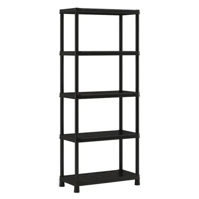 Produktbild von KIS Kunststoffregal "PLUS", 80/5 Schwarz