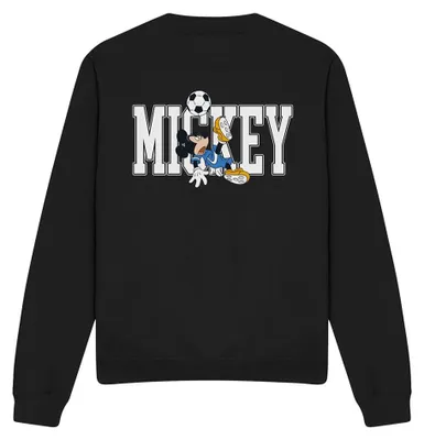 Image de Disney - Sweat-shirt « Football Kick » pour homme/femme, unie TV34765 (L) (noir)
