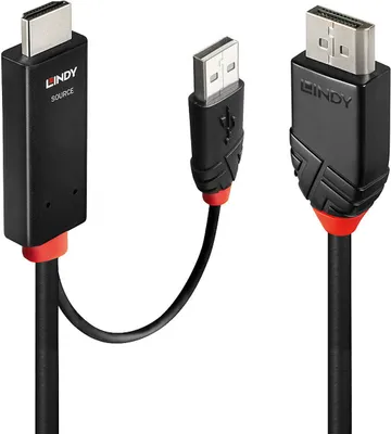 Image de LINDY HDMI an DisplayPort Adapterkabel 1m